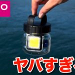 100均ライトを海に落とすと魚がめちゃくちゃ釣れた