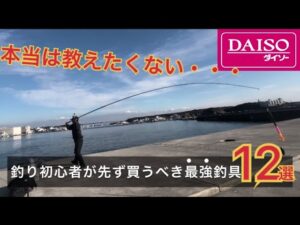 【2023年版】釣り初心者がまず買うべきおススメの100均ダイソー釣具12選
