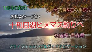 2024シーズン 十和田湖ヒメマス釣りへ 実釣編&道の駅観光 秋田県 青森県 ガイドポイント 10月の釣り フライフィッシング ヒメマス サクラマス 渓流ルアー 釣り百景 和井内貞行