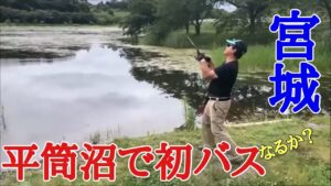 【バス釣り】平筒沼4回目のリベンジ！バスゲットなるかっ！