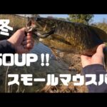 冬‼︎50UP‼︎スモールマウスバス‼︎川バス釣り【バス釣り】