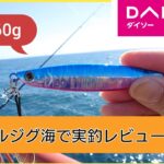 【実釣】ダイソーメタルジグヘビーウエイト！60gを平磯海釣り公園で実釣レビュー！　#ショアジギング #fishing #ダイソー釣具 #釣り初心者 #100円ショップ #daiso