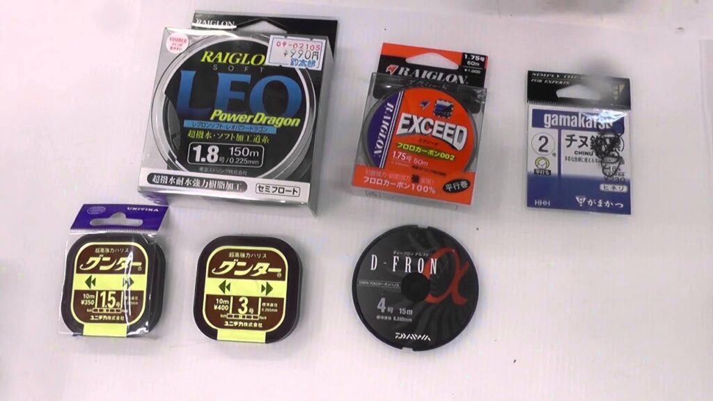 道糸とハリスの違いの説明　海釣り初心者入門ラインの傾向性質紹介　和歌山　釣太郎