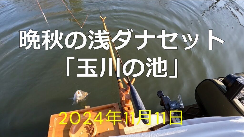 晩秋の浅ダナセット「玉川の池」