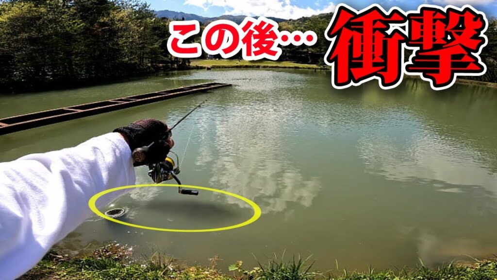 何をしても食わない巨大魚の前にこのルアーを落とすとまさかの一撃…【エリアトラウト・管理釣り場・ハートデザイン・ガリバーフィッシングガーデン】