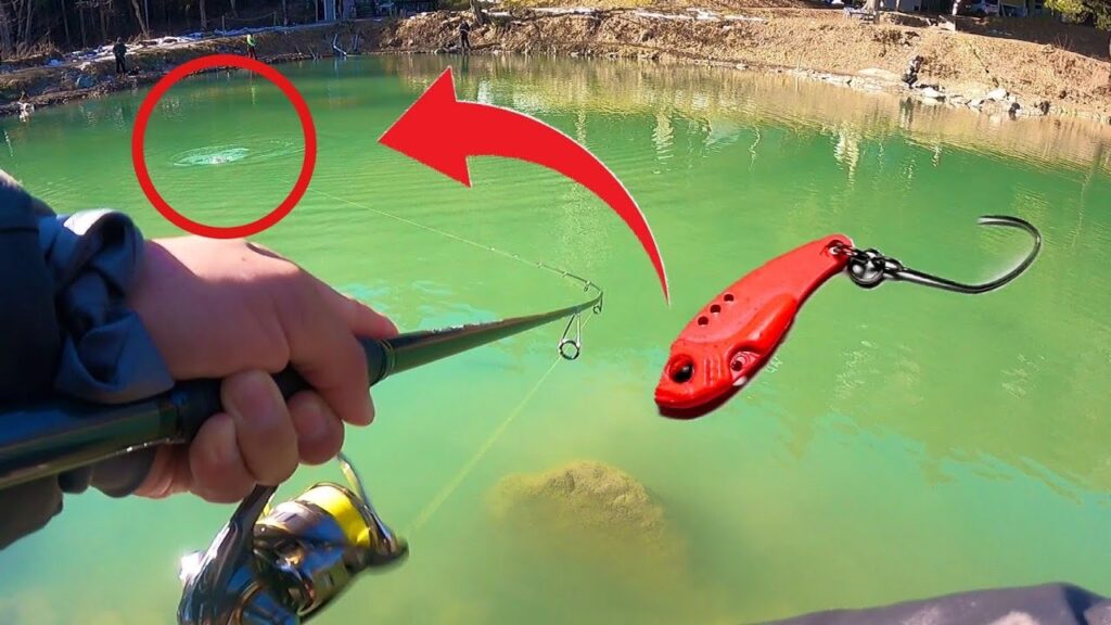 冬の爆釣ルアー！メタルバイブレーションの使い方【エリアトラウト　管理釣り場】