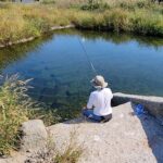 大量に見える魚が簡単に釣れる、まるで釣り堀のような川がすごい