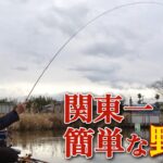 関東一簡単な野池で厳寒期の底釣り！誰でも100枚ヘラブナが釣れる神池発見！