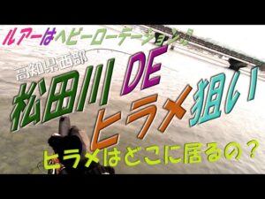高知県西部の釣り 12月初旬の松田川でヒラメ狙い