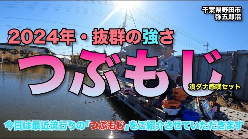 2024年・抜群の強さを発揮！　つぶもじ　浅ダナセット釣り