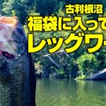 福袋に入っていたレッグワームでGET【古利根沼バス釣りカヤック】