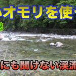 井上聡渓流釣り  軽いオモリを使う時 Satoshi Inoue Mountain stream fishing that no one can hear