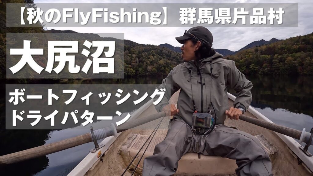 【完全予約制のレイクフィッシング】秋の大尻沼レインボートラウトをドライフライで狙う