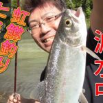 【夕張川釣り】減水中の夕張川でニジマスを釣るヒミツ教えます！！？