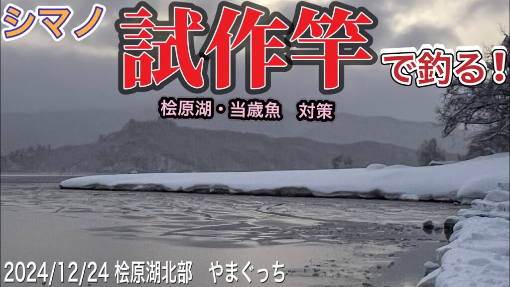 【ワカサギ釣り】シマノ試作竿で釣る！#シマノ #レイクマスター #桧原湖ワカサギ釣り #ワカサギ釣り #やまぐっち