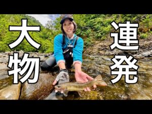 【渓流釣り】誰も来ない山奥まで歩いて釣りしたら... | 源流居酒屋よーこ