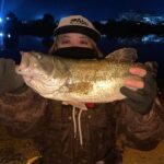 極寒の相模川でビッグバス確保！