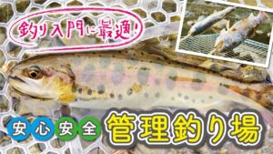 釣り入門に最適！安心・安全管理釣り場 【安近短】