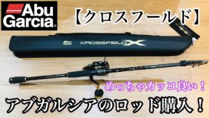 海釣り用のロッドを購入しました!!アブのクロスフールドです!