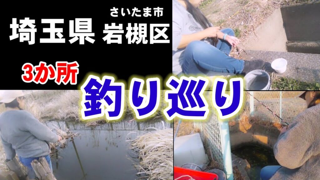 1/23小物釣りYouTuberが釣果に困って行く3ヶ所【埼玉県さいたま市】Fishing Girl | Best Fishing Video