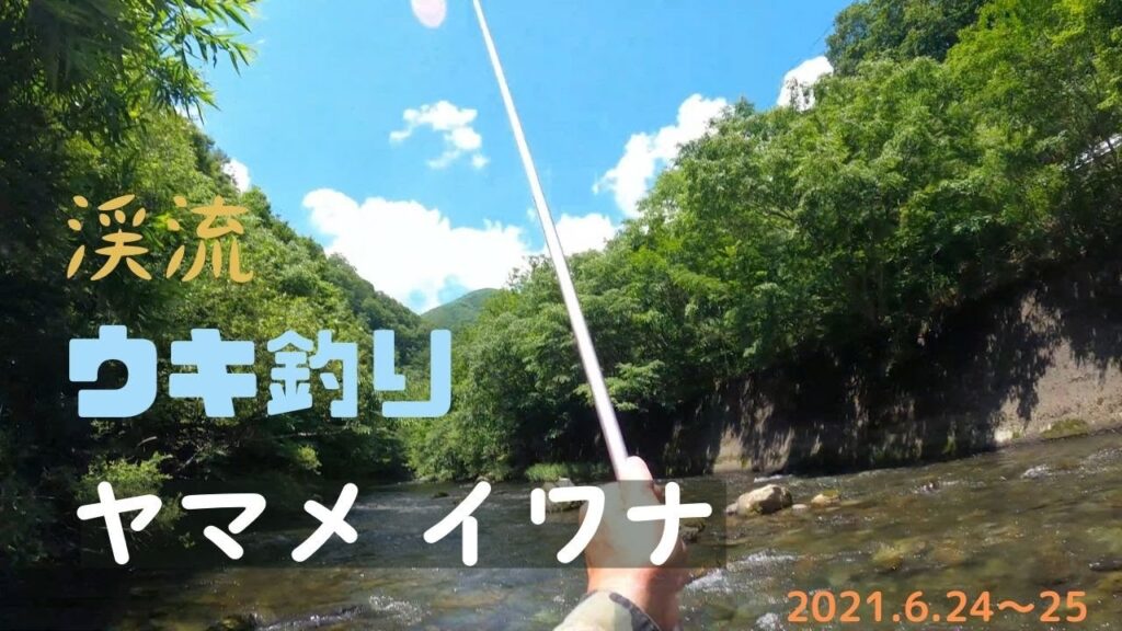 ６月 【渓流釣り】【ヤマメ イワナ】私の ウキ釣りの仕方 2021