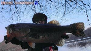 【榛名湖】2025年1月 開始1投目で初バスGET🎣❗