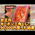 300枚9万円分！？新年運試し！キーポンバス釣り三角くじ300枚チャレンジに密着した結果