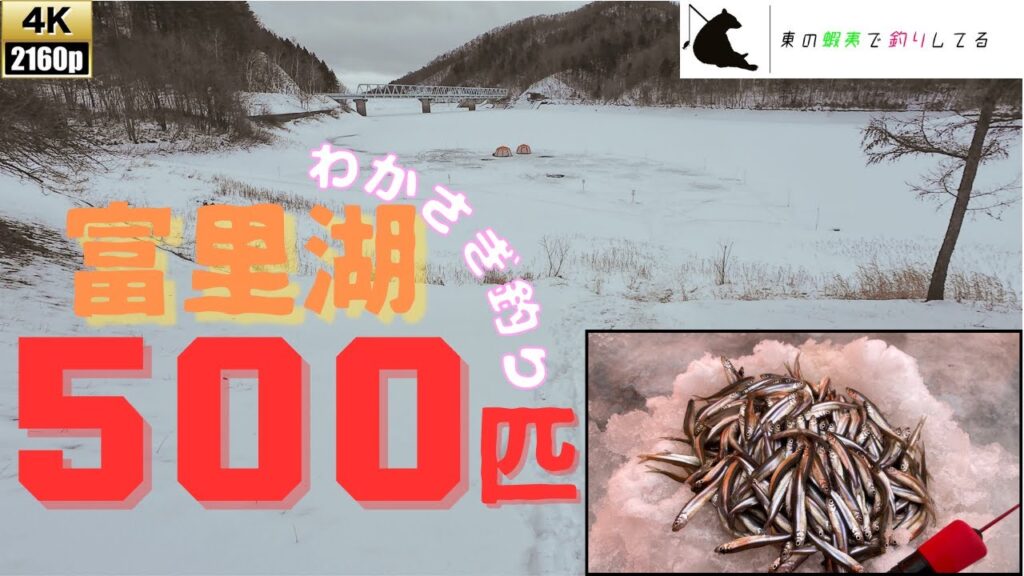網走湖のリベンジ釣行！富里湖で500匹以上のワカサギを釣る！！！