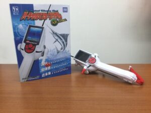 【実際に川釣り‼︎】バーチャルマスターズリアル タカラトミーアーツ 釣り AR機能 おもちゃ バイブ機能 カジキ マグロ 幻の魚
