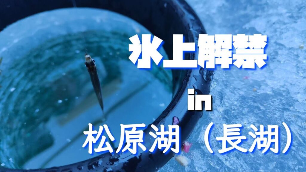 【ワカサギ釣り】静かな氷上ワカサギ釣り。in松原湖(長湖)【松原湖】