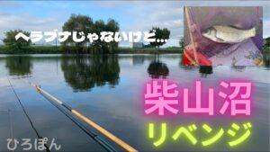 埼玉県 柴山沼 リベンジ釣行 ヘラブナ釣り