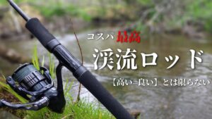 【渓流ロッド】初心者にオススメしたいコスパ最高のロッド。