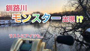 【北海道 湿原河川 ルアー 釣り】釧路川 超メジャーポイントでモンスター出現!?