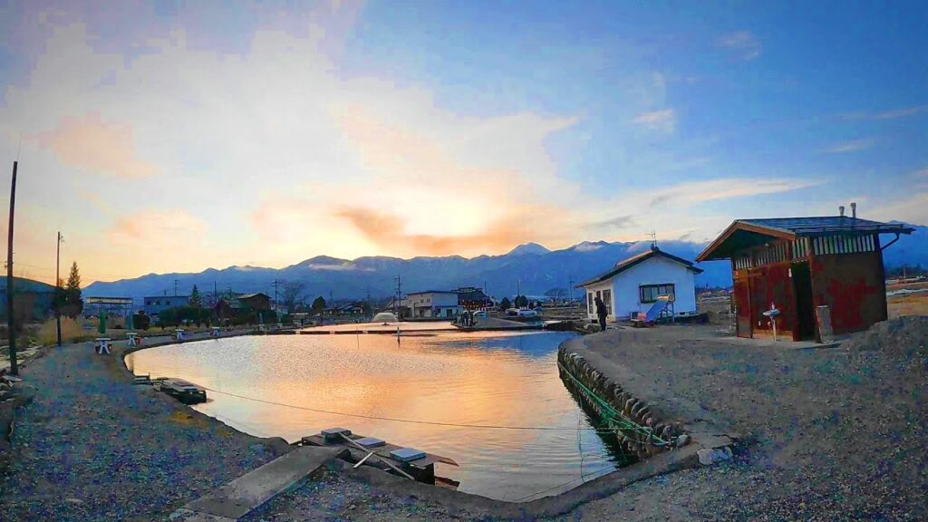 【管理釣り場】長野県　あづみのフィッシングセンター　北アルプスの湧水で育ったニジマスは引きが強い！