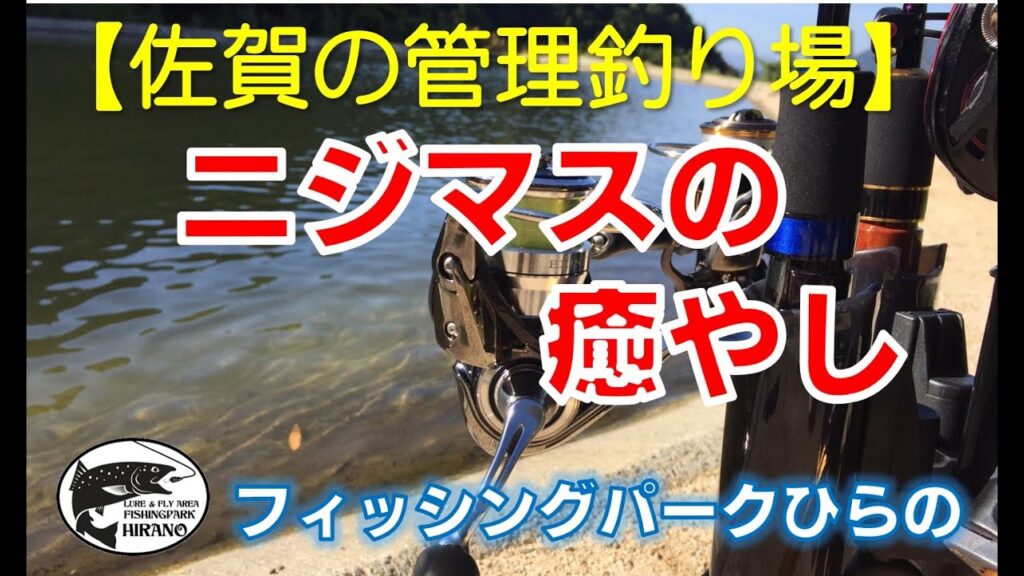 【佐賀の管理釣り場】　フィッシングパークひらの　「ニジマスの癒やし」　公式プロモーションムービー４　ニジマス　平之ニジマス釣堀公園　ルアー　フライ　エリアトラウト