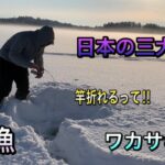 朱鞠内湖まさかのこの穴から幻の魚が？？ワカサギ釣り＆泳がせ釣り