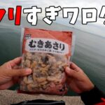 業務スーパーのむきあさりで海釣り入門に楽しすぎる釣り