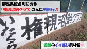 群馬県【権現沼釣りクラブ】老舗の釣り堀に初釣行！！