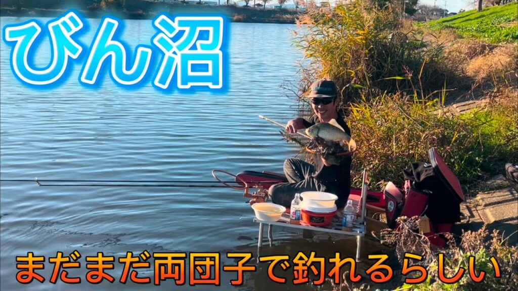 びん沼へらぶな釣り！上手い人は両団子で釣れるみたい！底釣りしてんのに勝てないw