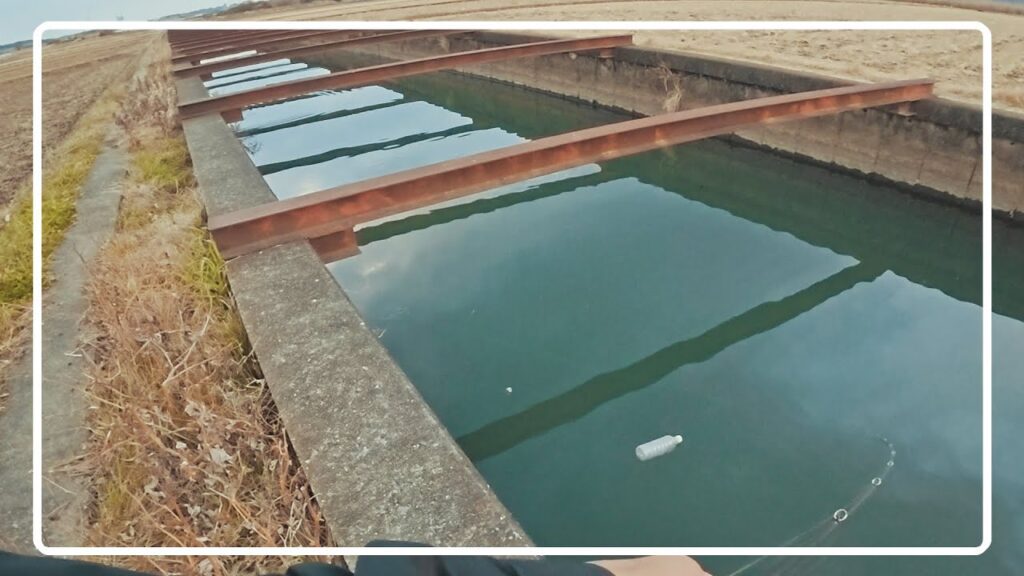 冬の鉄骨水路ってこんなに凄いんですか？w【印旛沼水系】