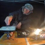 2月⛄️真冬の爆風浜名湖渚園で釣りキャンプ🔥