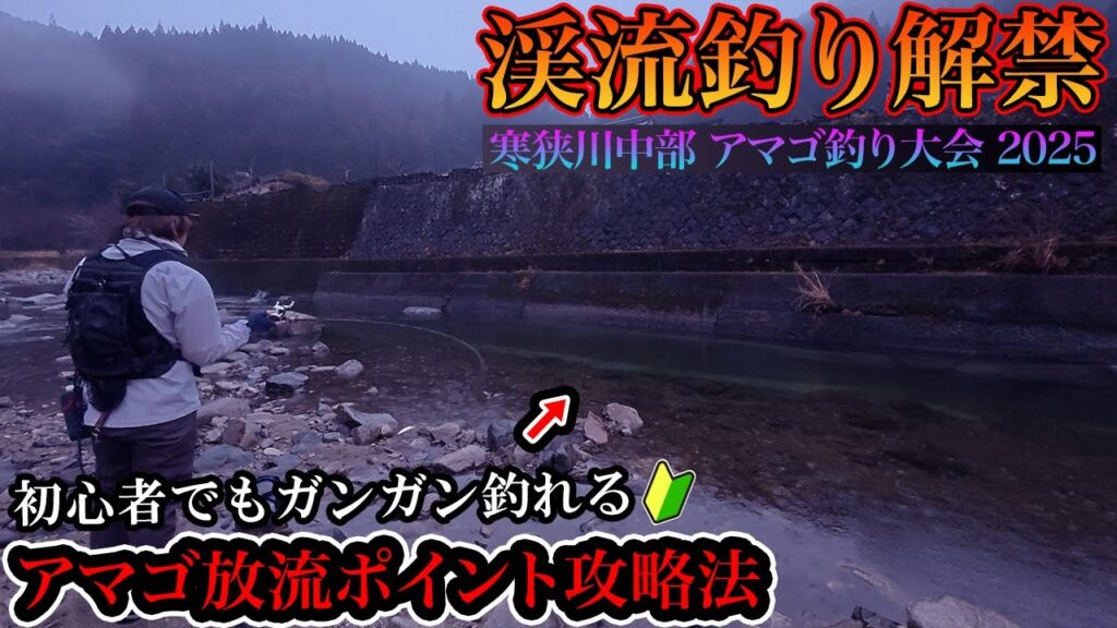【渓流釣り解禁】激戦区！里川アマゴ放流ポイント大攻略 愛知寒狭川中部漁協2025シーズン大物釣り大会 初心者でも必釣の攻略法を紹介！【渓流ルアーフィッシング】