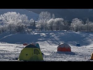 2025年　金山湖でワカサギ釣り🎣
