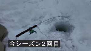 ワカサギ釣り見学岩洞湖2025.2.22
