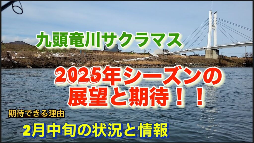 2025年九頭竜川サクラマス・展望と期待…からの2月中旬の状況と情報と期待できる理由