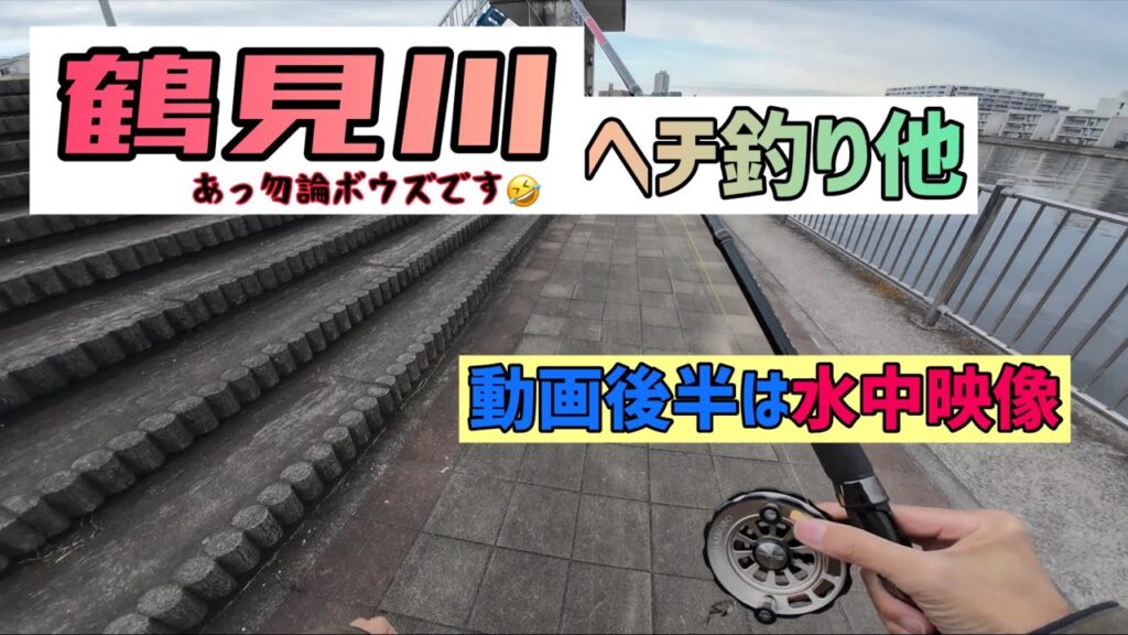 [2月16日]鶴見川ヘチ釣り他／後半は水中映像