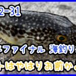 24-12-31 2024年ファイナル海釣り紀行！ラストはやはりお前かよっ！