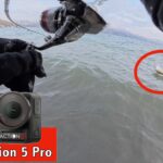 足元でキタッ！！極寒の支笏湖釣りでDJIの最新アクションカメラを試してきた