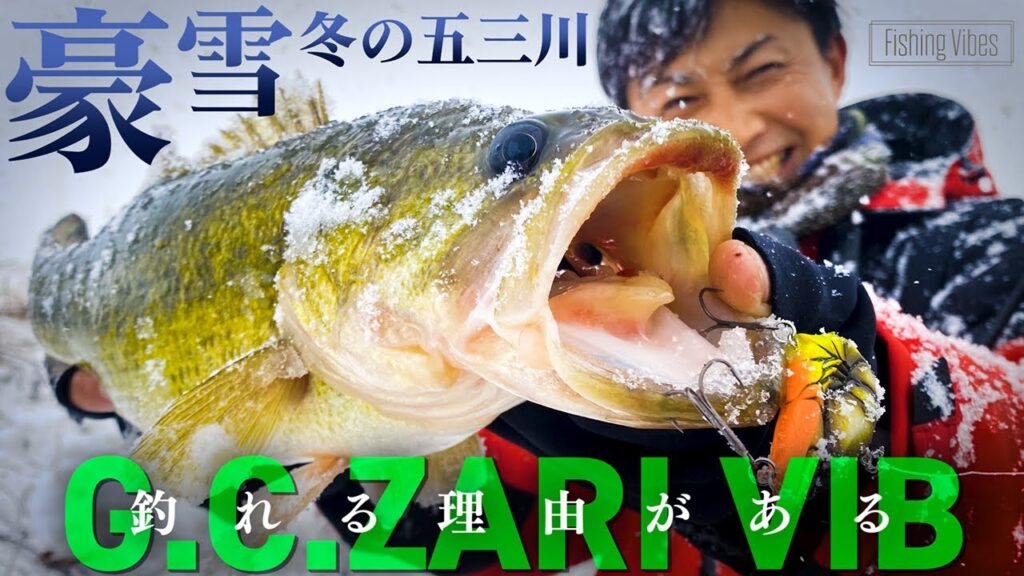 【G.C.ザリバイブ】豪雪・極寒・真冬に“釣れる理由がある” / 赤松 健 in 五三川【Fishing Vibes】