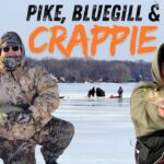 Ice Fishing Bluegills And Crappies In February